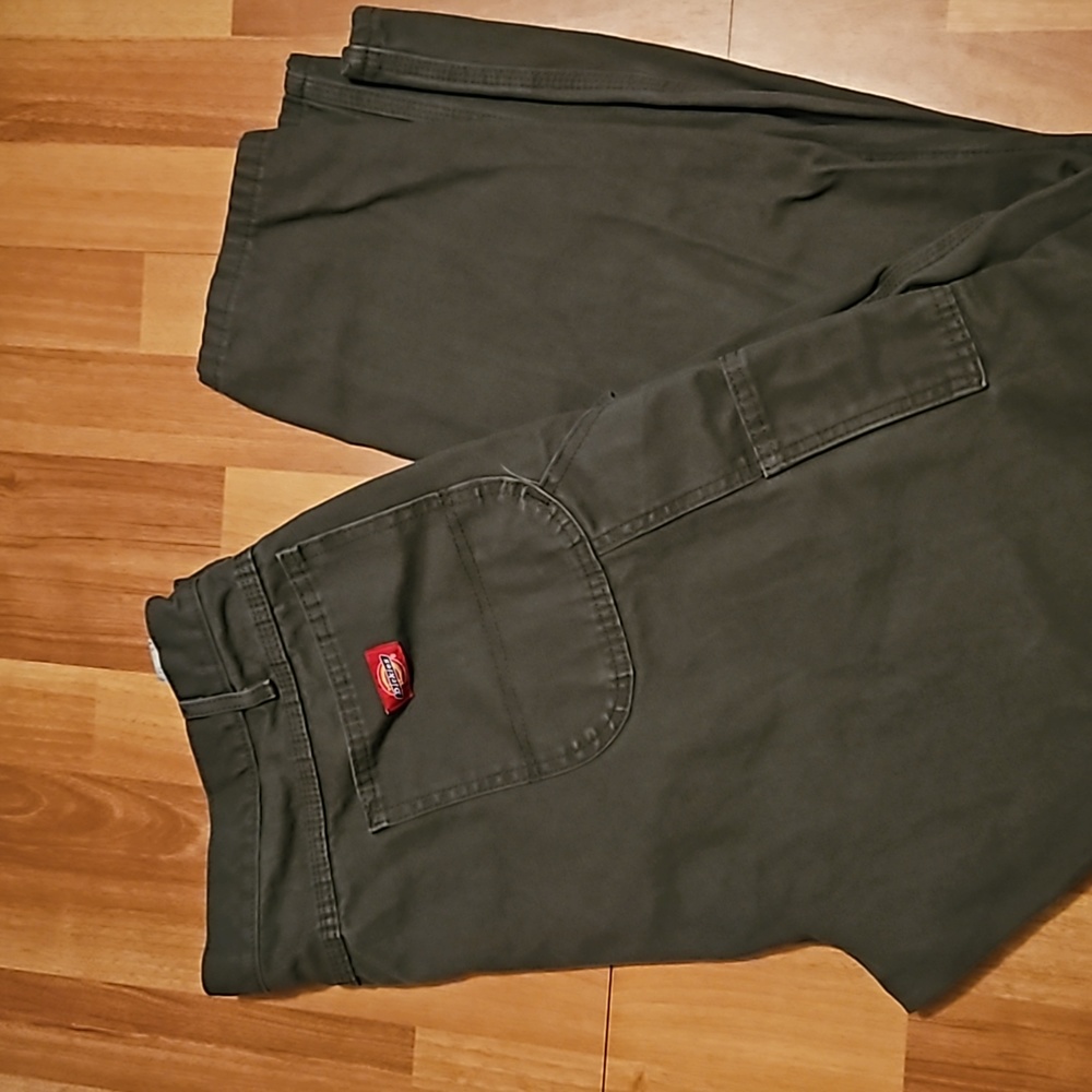 Men's dickies cargo green jeans